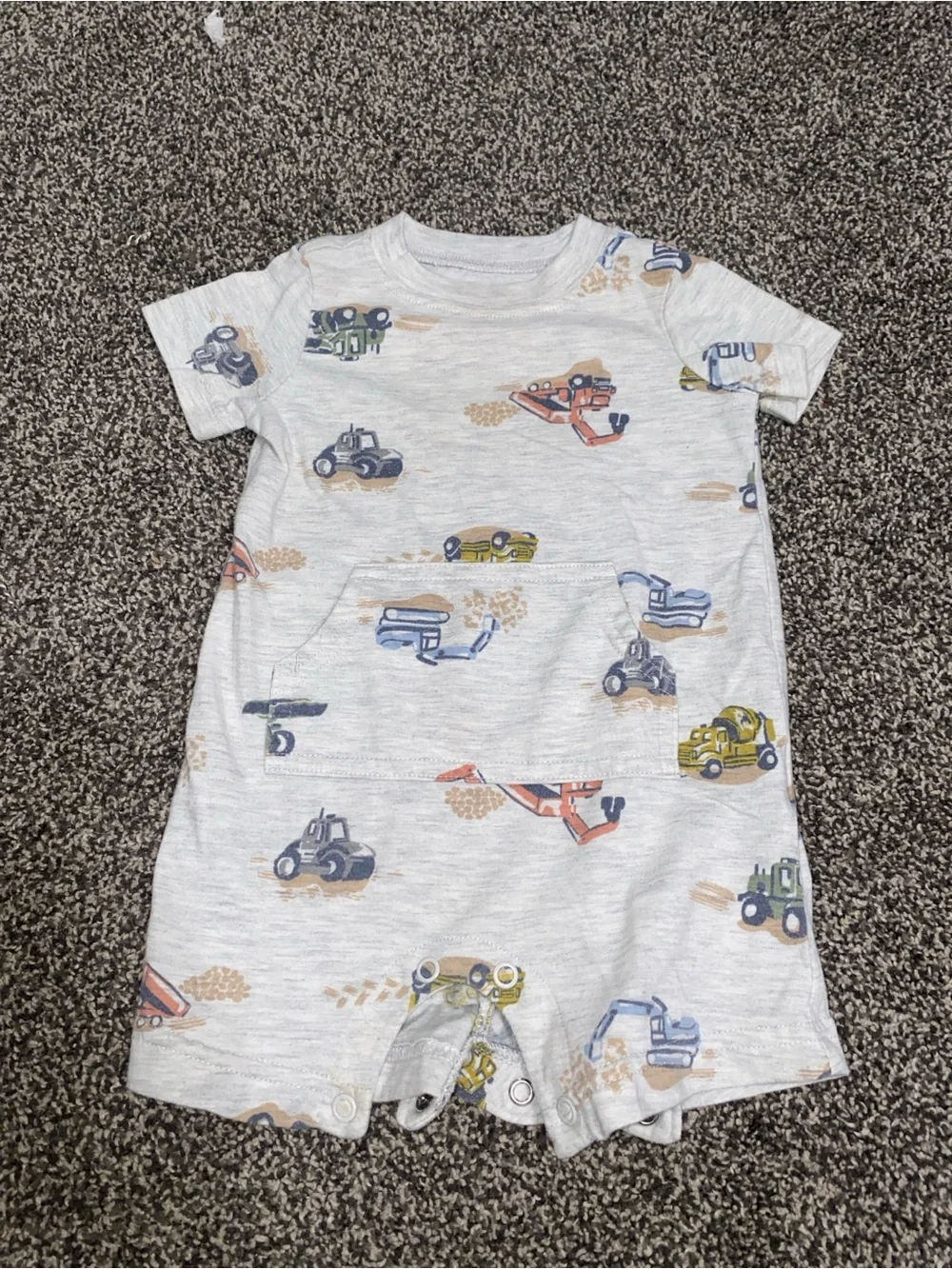 Baby Boy 5-Pack Short Sleeve Rompers